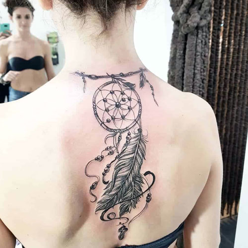 Back and Neck Tattoo