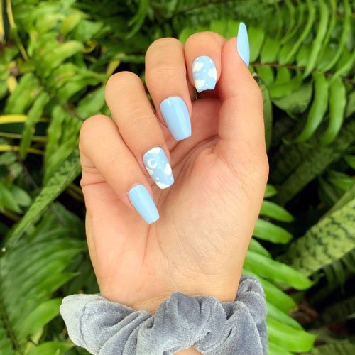 Sky Blue Nail Designs