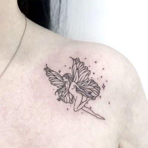 Angel Shoulder Tattoo Designs