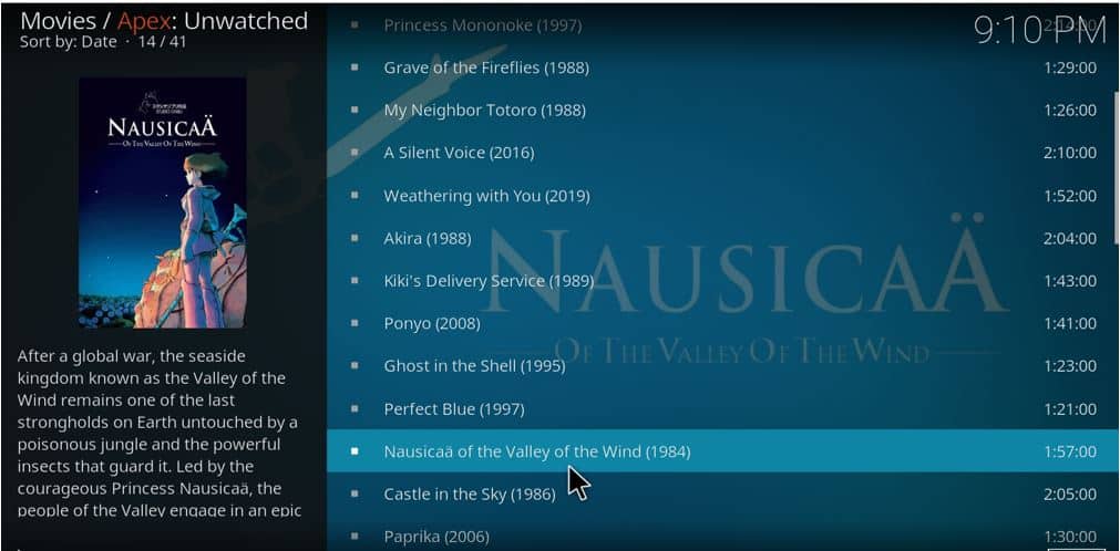 Apex is an all-in-one Kodi addon that you can use to watch Animes