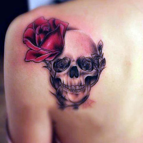 Skull Shoulder Tattoo Designs