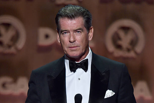 Pierce Brosnan Net Worth speaking at the 67th Annual Directors Guild of America Awards