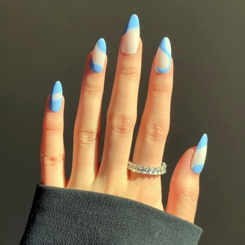 Carolina Blue Nail Designs