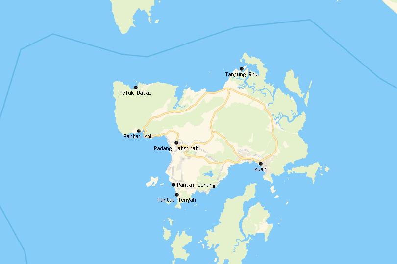 Langkawi map