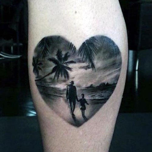 Meaningful Family Heart Tattoo Designs