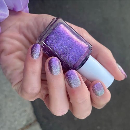 Cute Lavender Summer Ombre Nails