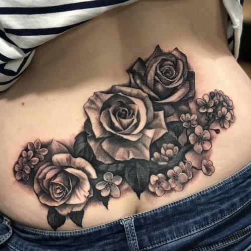 Back Tattoo Cover-Up Women