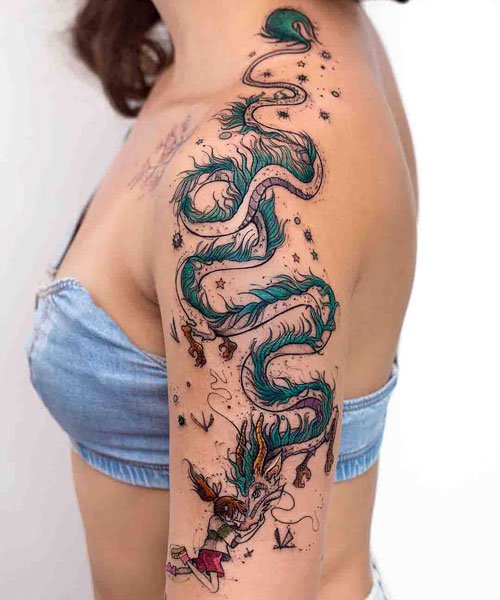 Dragon Shoulder Tattoo Ideas