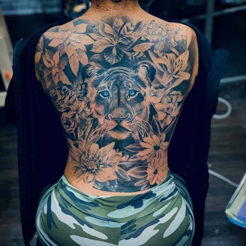 Back Tattoo Cover-Up Ideas For Women