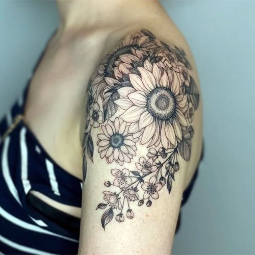 20 Beautiful and Meaningful Flower Tattoo Ideas for Women  Tikli