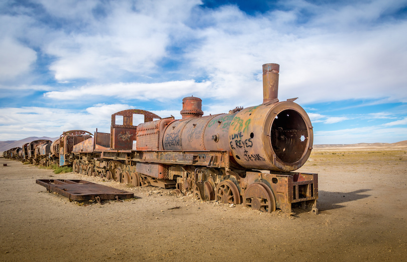 train cemetery, Bolivia