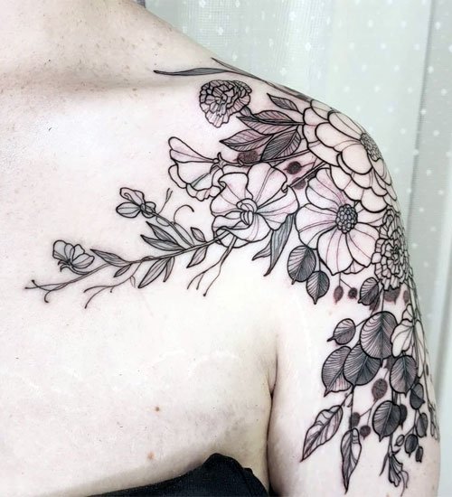 Top of Shoulder Tattoo Designs