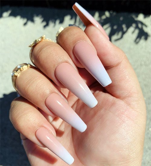 Long Ombre Nails