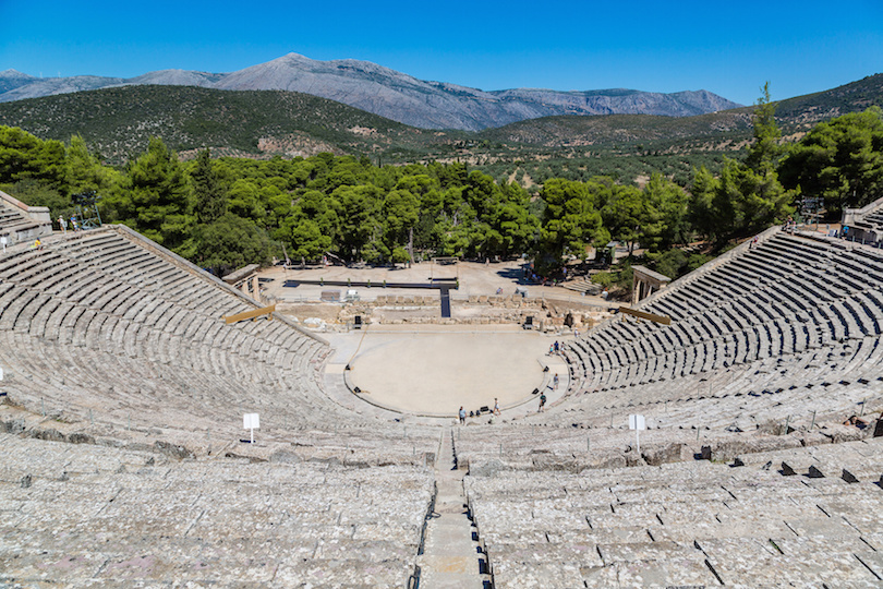 Epidaurus Amphitheater in Greece